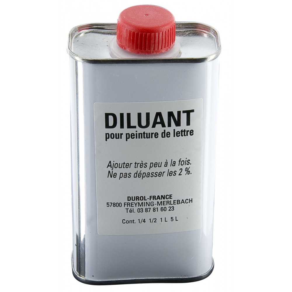 Bidon de Diluant Peinture Séchage Rapide - OUTILLAGE PIERRE (ACANTHE  OUTILLAGE)