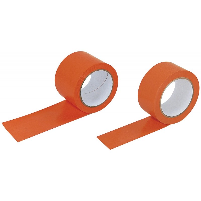 Rouleau Adhésif Orange Chantier 33m x 50mm