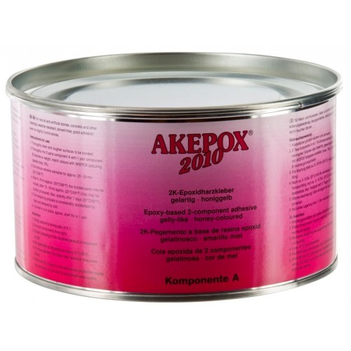 Colle AKEPOX 2010 en Transparent Miel Semi-Epaisse avec durcisseur
