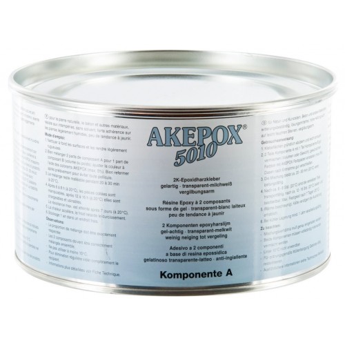 Colle AKEPOX 5010 Transparent 2,25 Kg avec durcisseur