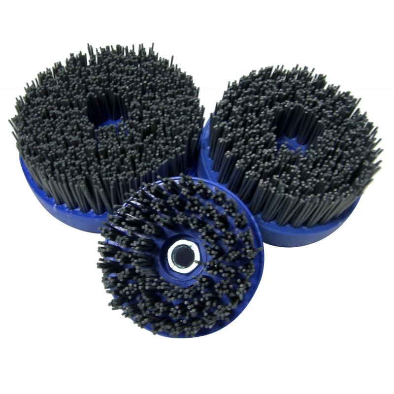 Brosse Ronde Dure Carbure de Silicium Ø 100 mm