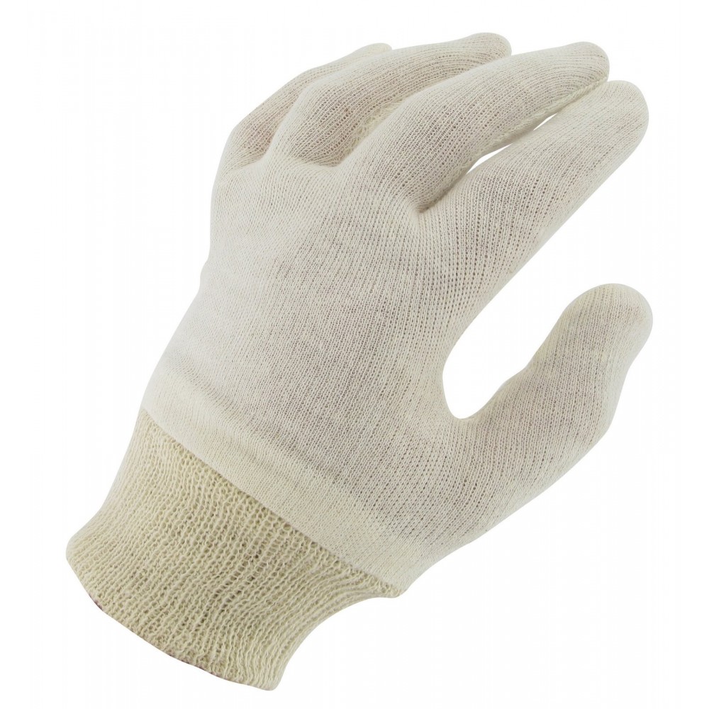 Gants pour Graver T9/10 (100% Coton Interlock Poignet Tricot) - OUTILLAGE  PIERRE (ACANTHE OUTILLAGE)