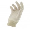 Gants pour Graver T9/10 (100% Coton Interlock Poignet Tricot)