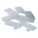 Cales en Plastique 5x2 cm Translucides (les 100)