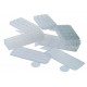 Cales en Plastique 5x2 cm Translucides (les 100)