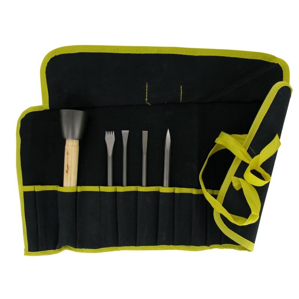 Trousse de 10 outils pour sculpture sur pierre tendre - Artistix