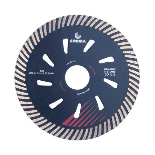 Disque diamant marbre PVC Ø125mm x 22,23 mm Flasque déporté M14