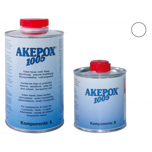 Colle AKEPOX 1005 Transparent Extra Fluide 1,25 Kg (2 composants)