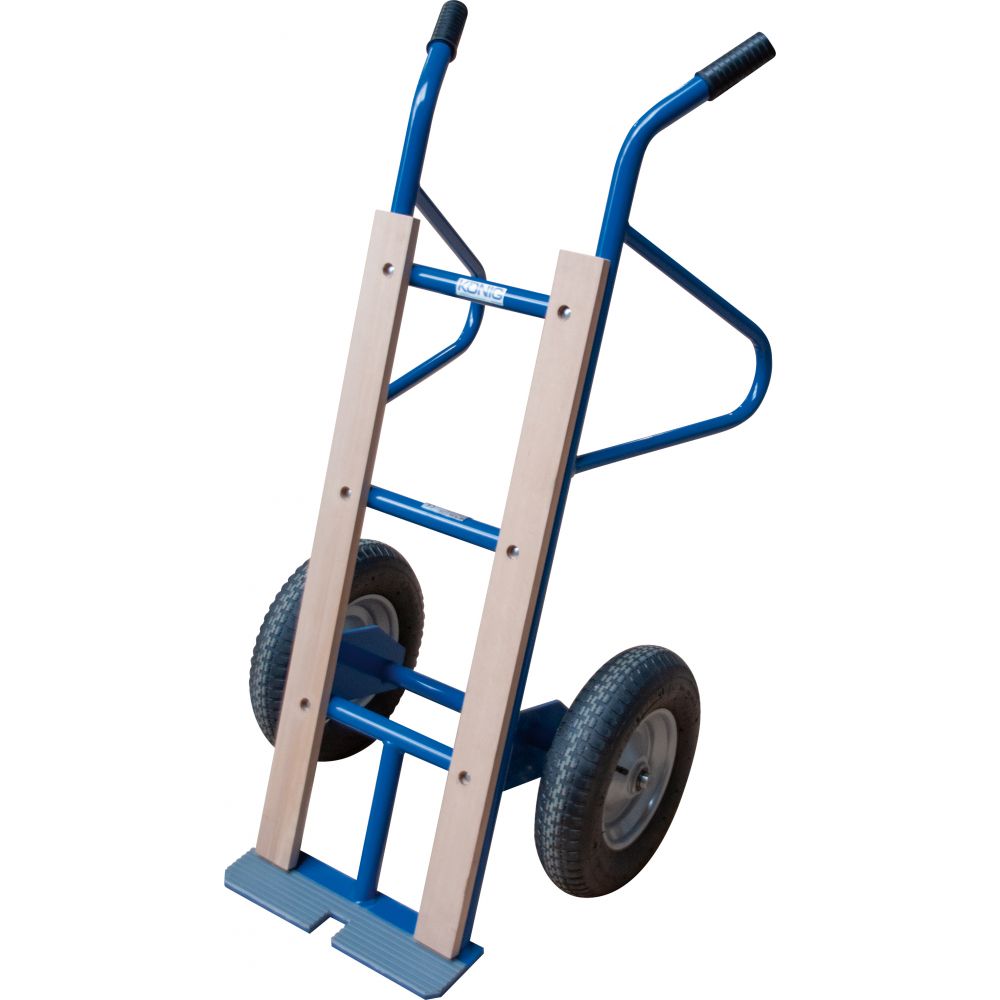 Chariot diable roues gonflables capacité 200 kg marque Elem technic ref  8390-200 manutention