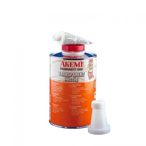 Mastic AKEMI Liquide Transparent 1 Kg avec durcisseur