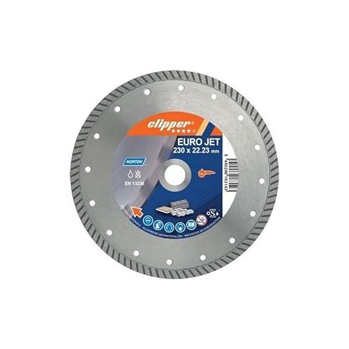 Disque Diamant 230 x 22,23 mm Universel Turbo EURO JET NORTON