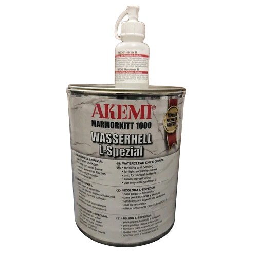 Mastic AKEMI Solide Transparent L-Spécial Cristal 1 Kg avec durcisseur